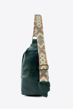Load image into Gallery viewer, Adjustable Strap PU Leather Sling Bag