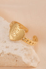 Load image into Gallery viewer, 14K Gold Plated LOVE YOU Open Ring