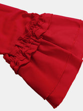 Load image into Gallery viewer, Frill Tie Neck Three-Quarter Sleeve Dress