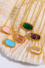 Load image into Gallery viewer, Copper 14K Gold Pleated Pendant Necklace