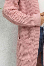 Load image into Gallery viewer, Open Front Cardigan with Pockets