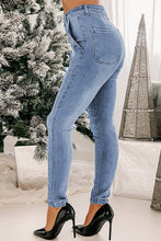 Load image into Gallery viewer, Button Fly Center Seam High Rise Jeans