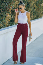 Load image into Gallery viewer, High Waist Flare Jeans with Pockets