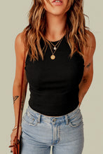 Load image into Gallery viewer, Ribbed Sleeveless Cropped Tank