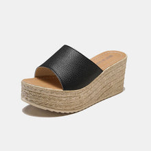 Load image into Gallery viewer, PU Leather Open Toe Sandals