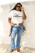 Load image into Gallery viewer, Simply Love Full Size MAYBE SHE'S A WILDFLOWER Short Sleeve T-Shirt
