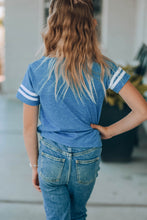 Load image into Gallery viewer, Girls Striped Tie Front T-Shirt