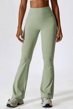 Load image into Gallery viewer, Wide Waistband Slim Fit Wide Leg Sports Leggings