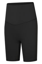 Load image into Gallery viewer, Seamless High-Rise Wide Waistband Biker Shorts