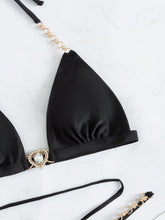 Load image into Gallery viewer, Chain Tied Two-Piece Bikini Set