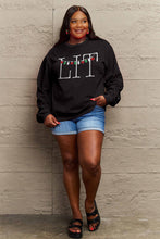 Load image into Gallery viewer, Simply Love Full Size LIT Long Sleeve Sweatshirt