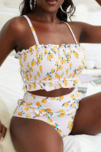 Load image into Gallery viewer, Fruit Print Frilled Bikini Set