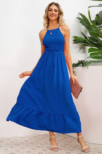 Load image into Gallery viewer, Smocked Crisscross Spaghetti Strap Dress