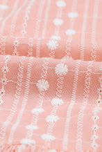 Load image into Gallery viewer, Embroidered Tassel Flounce Sleeve Babydoll Blouse