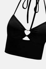 Load image into Gallery viewer, Cropped Cutout Halter Neck Cami