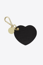 Load image into Gallery viewer, Assorted 4-Pack Heart Shape PU Leather Keychain