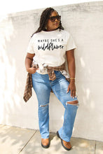 Load image into Gallery viewer, Simply Love Full Size MAYBE SHE'S A WILDFLOWER Short Sleeve T-Shirt