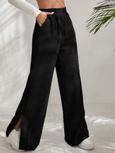 Load image into Gallery viewer, Slit Pocketed High Waist Wide Leg Pants
