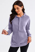 Load image into Gallery viewer, Drawstring Half Zip Hooded Dress