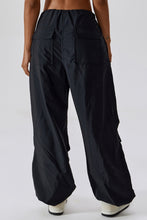 Load image into Gallery viewer, Long Loose Fit Pocketed Parachute Sports Pants