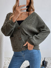 Load image into Gallery viewer, Buttoned Long Sleeve Cardigan