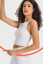 Load image into Gallery viewer, Racerback Cropped Sports Tank