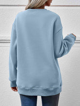 Load image into Gallery viewer, Round Neck Long Sleeve Sweatshirt