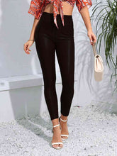 Load image into Gallery viewer, Wide Waistband Cropped Leggings