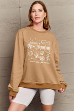 Load image into Gallery viewer, Simply Love Full Size GINGERBREAD Long Sleeve Sweatshirt
