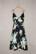 Load image into Gallery viewer, Floral Tied Cutout Split Spaghetti Strap Dress