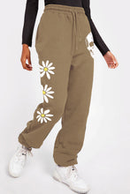 Load image into Gallery viewer, Simply Love Simply Love Full Size Drawstring Flower &amp; Skull Graphic Long Sweatpants