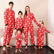 Load image into Gallery viewer, Baby Santa Print Hooded Jumpsuit