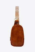 Load image into Gallery viewer, Adjustable Strap PU Leather Sling Bag