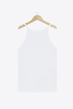 Load image into Gallery viewer, Openwork Grecian Neck Knit Tank Top