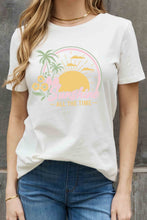 Load image into Gallery viewer, Simply Love Full Size SUNSHINE ALL THE TIME Graphic Cotton Tee