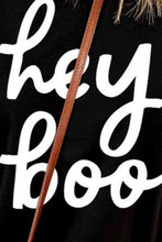 Load image into Gallery viewer, HEY BOO Graphic Round Neck T-Shirt