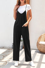 Load image into Gallery viewer, Pocketed Spaghetti Strap Wide Leg Jumpsuit