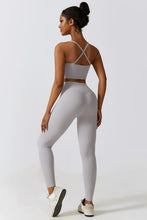 Load image into Gallery viewer, Crisscross Sports Bra and Leggings Set