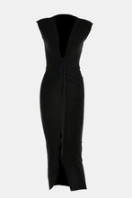Load image into Gallery viewer, Slit Plunge Sleeveless Maxi Dress