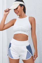 Load image into Gallery viewer, Color Block Wide Waistband Shorts
