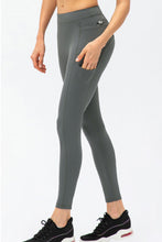 Load image into Gallery viewer, Full Size Slim Fit High Waist Long Sports Pants with Pockets