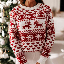 Load image into Gallery viewer, Christmas Raglan Sleeve Sweater