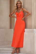 Load image into Gallery viewer, Spaghetti Strap Tie Detail Dress