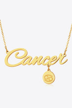 Load image into Gallery viewer, Constellation Pendant Zircon Necklace