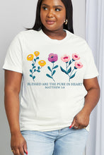 Load image into Gallery viewer, BLESSED ARE THE PURE IN HEART Graphic Cotton Tee