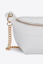 Load image into Gallery viewer, PU Leather Chain Strap Crossbody Bag