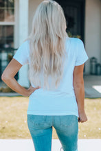 Load image into Gallery viewer, Women Graphic Round Neck Tee Shirt