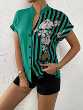 Load image into Gallery viewer, Contrast Color Buttoned Shirt