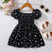 Load image into Gallery viewer, Printed Square Neck Smocked Dress