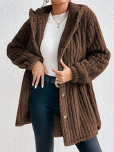 Load image into Gallery viewer, Button Down Hooded Coat